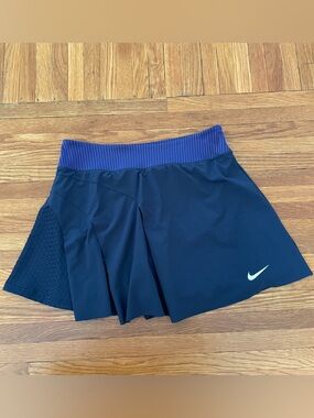 Nike Women's Navy Blue Skort with Purple Waistband